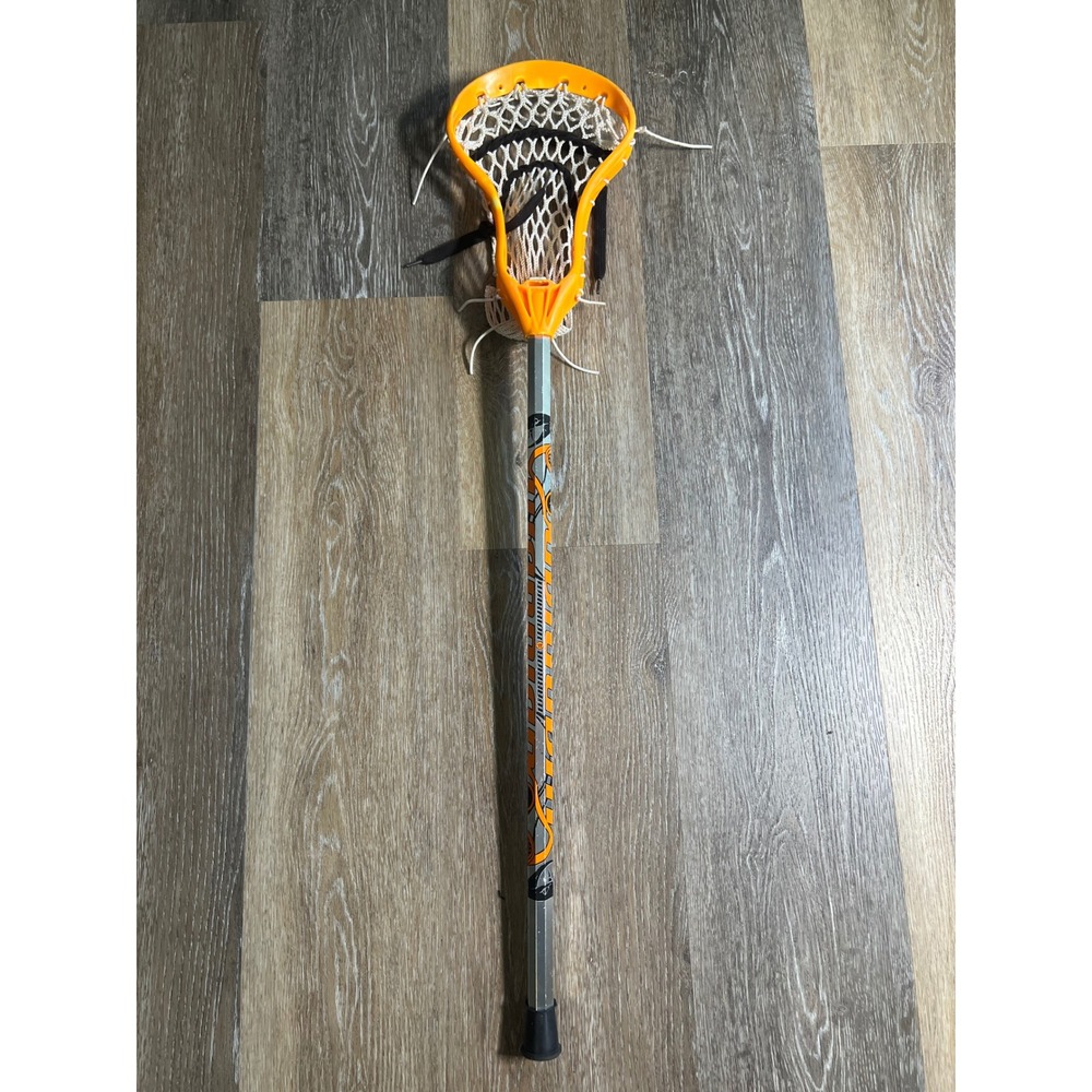 Warrior Mini Cobra Lacrosse Stick Junior OS Orange Silver Graphic Backyard Play